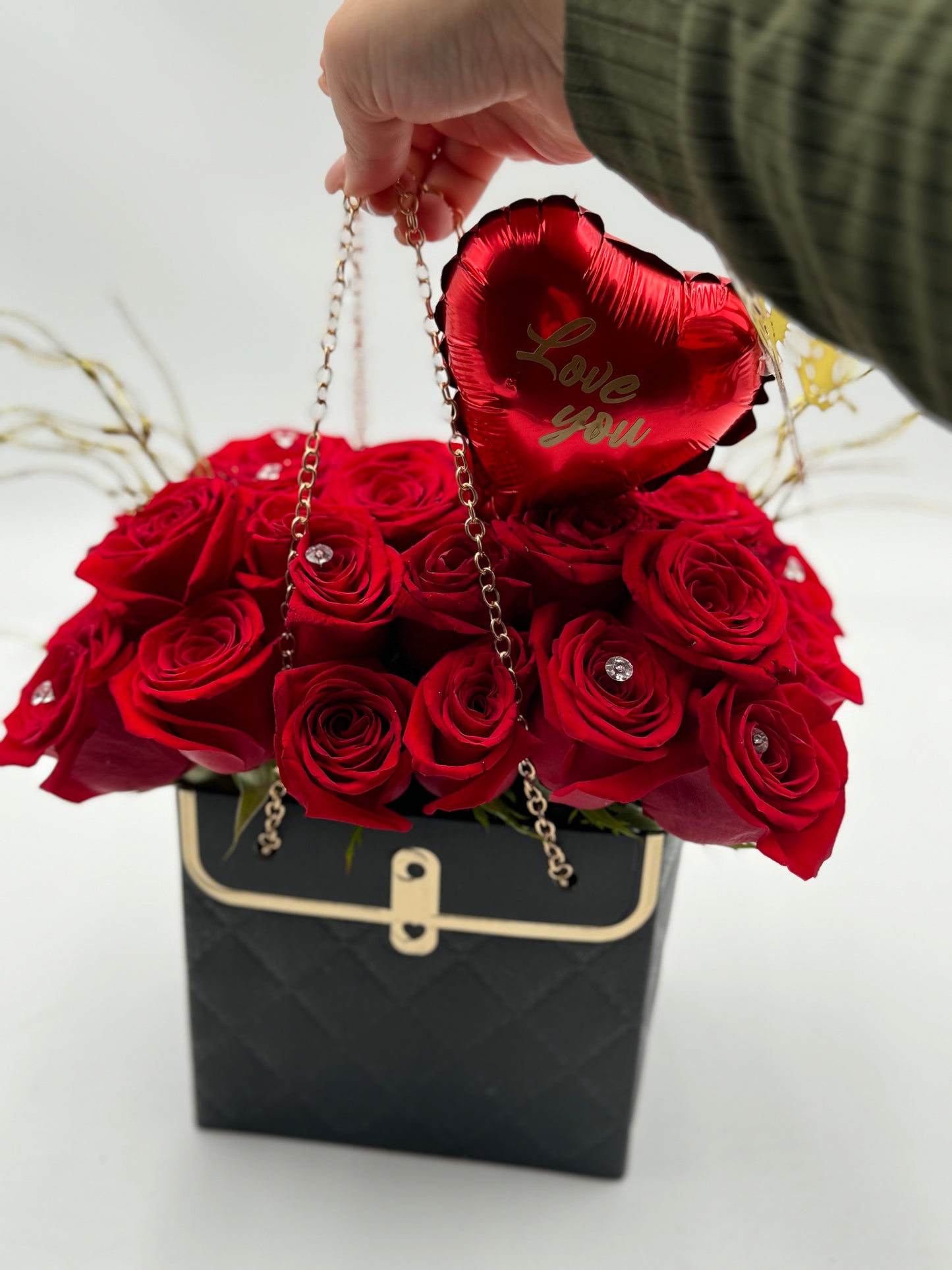 Fresh Roses Gift Purse-S