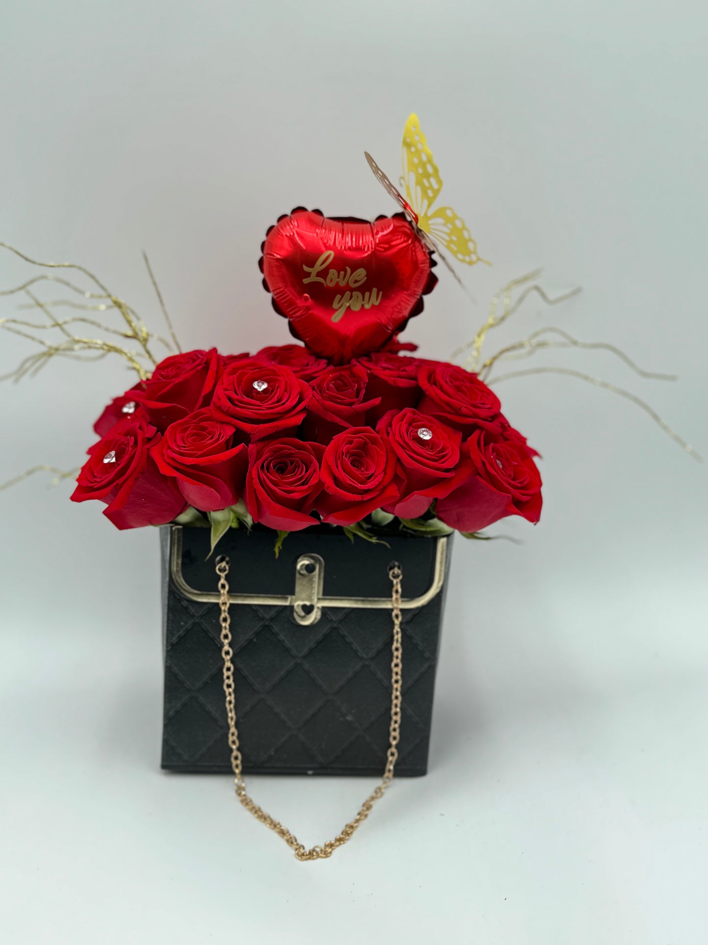 Fresh Roses Gift Purse-S