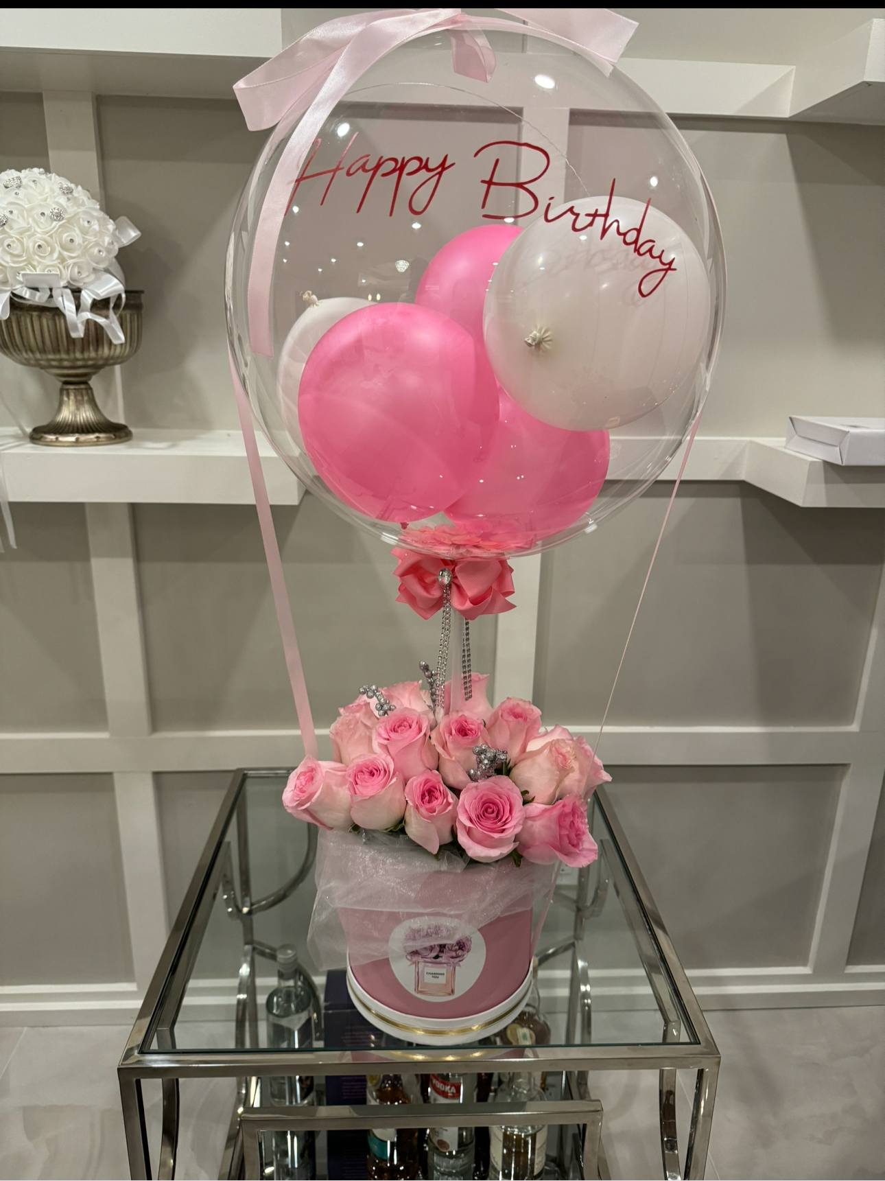 FLOWER GIFT W/ BALOON