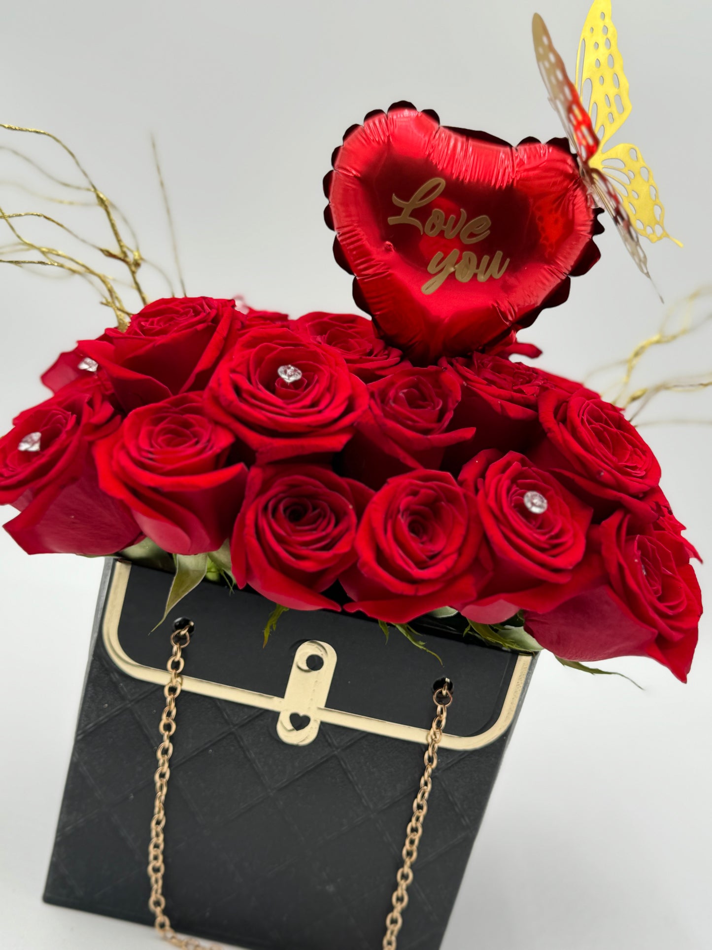 Fresh Roses Gift Purse-S