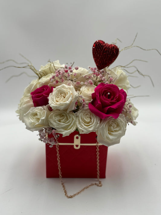 Fresh Roses Gift Purse-S