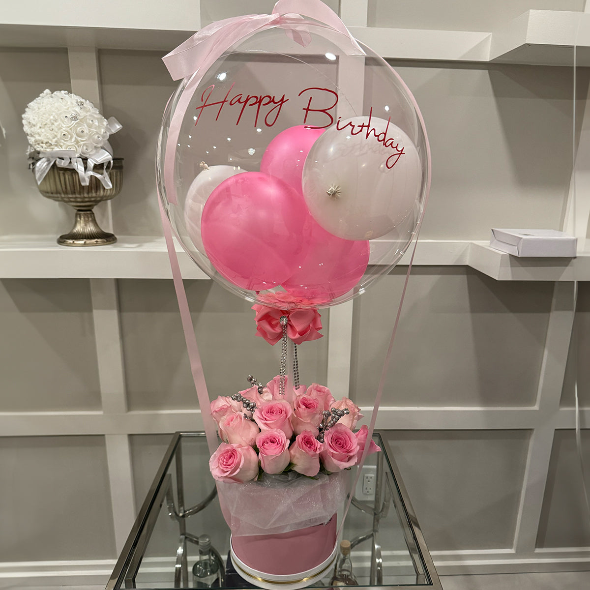 Balloon & Flowers Birthday Gift